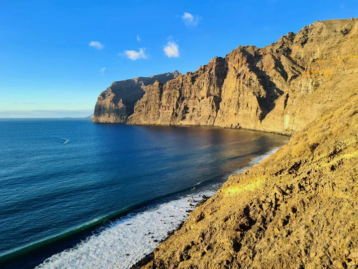 Dramatic coastal cliffs of Tenerife